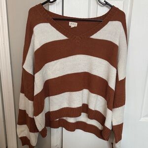 POL Striped Sweater